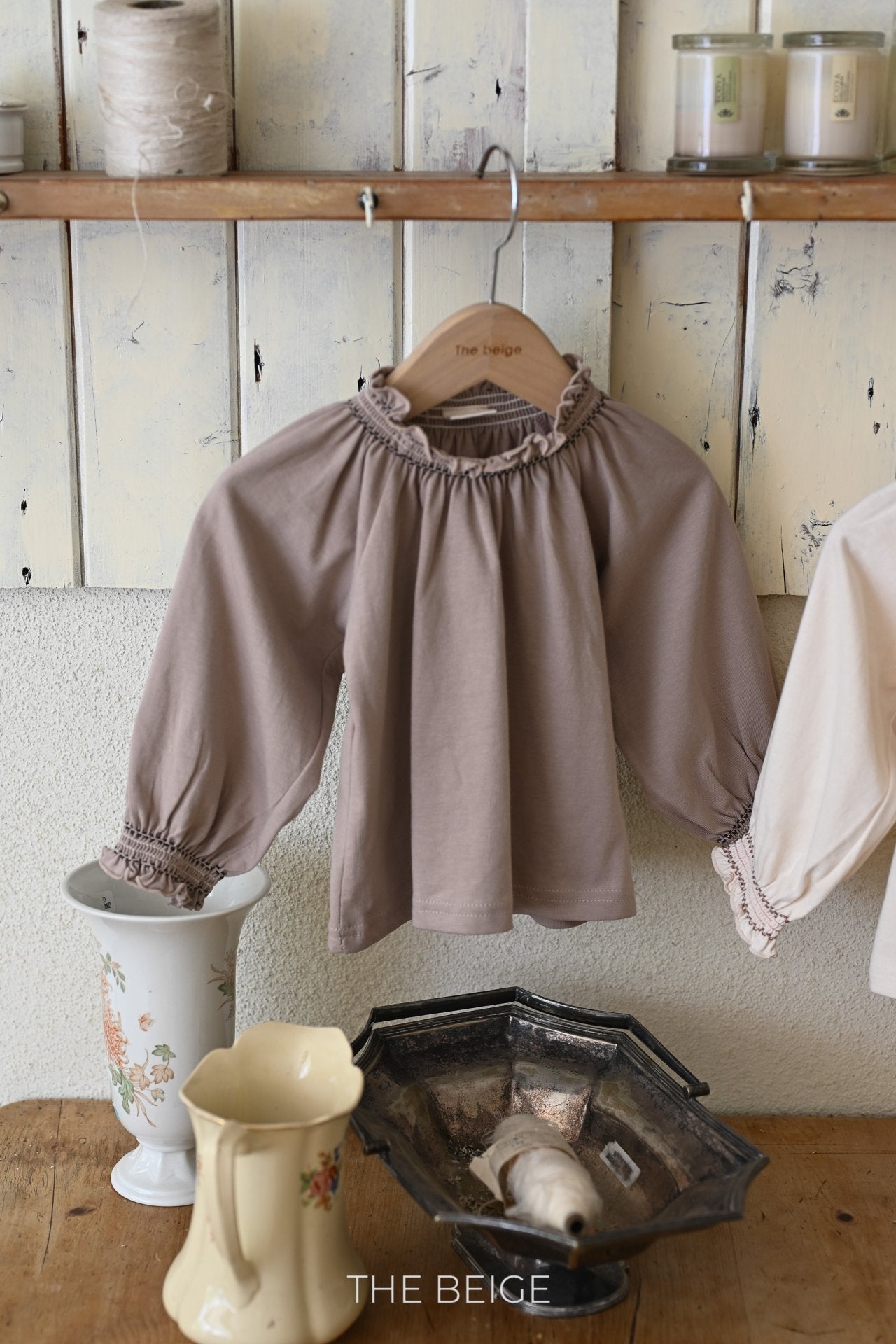Smocked Raglan Tee