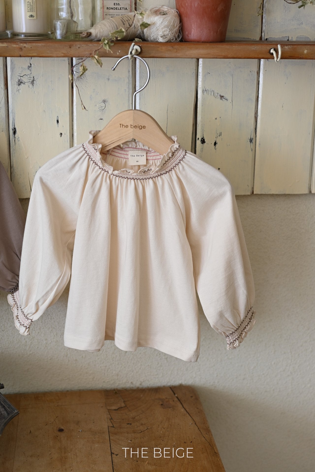 Smocked Raglan Tee