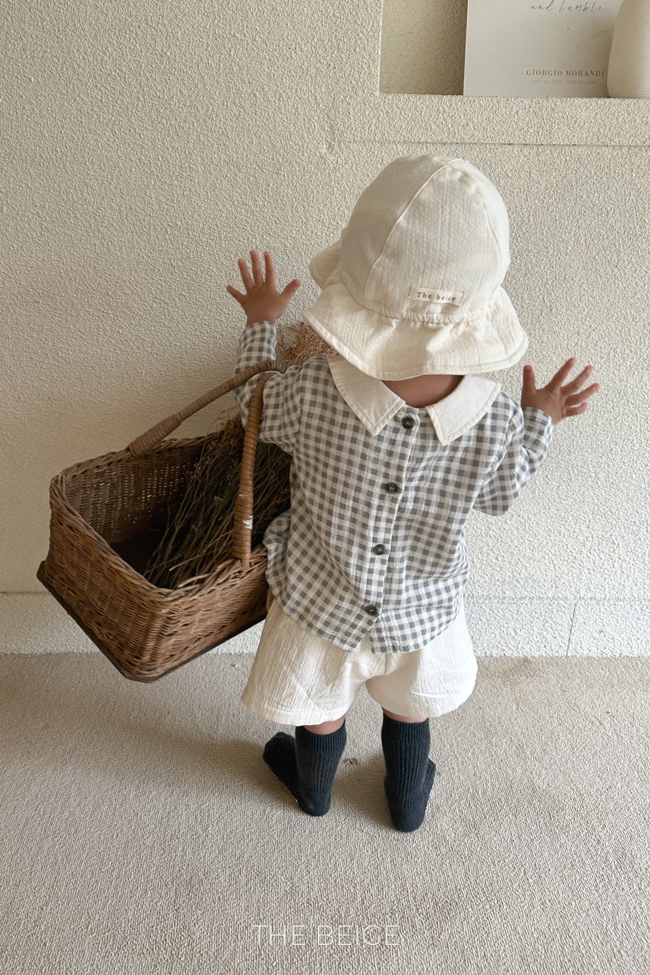 Petit Collar Gingham Shirt