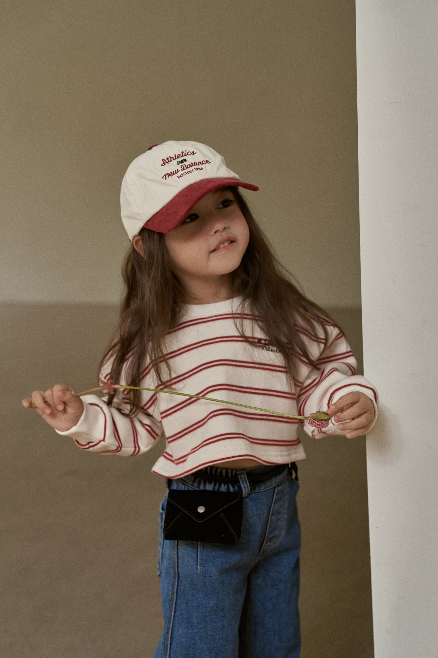 Striped Fleece Sweatshirt