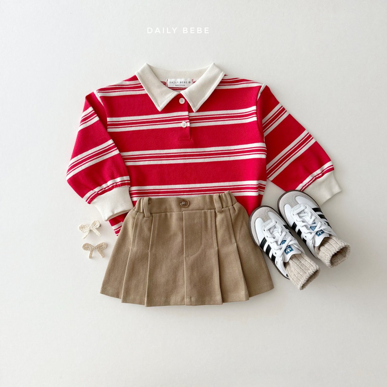 Striped Polo Tee