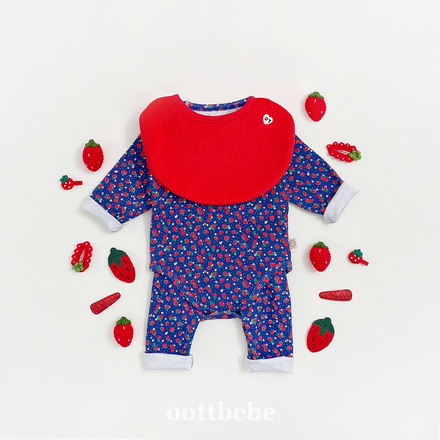 Baby Strawberry Set (Suit & Leggings)