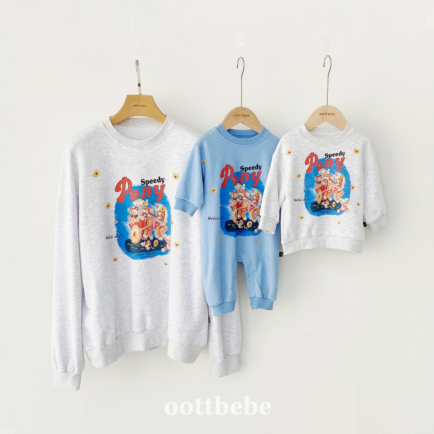Adult Pony Sweatshirt (Mommy & Me Matching Outfit)