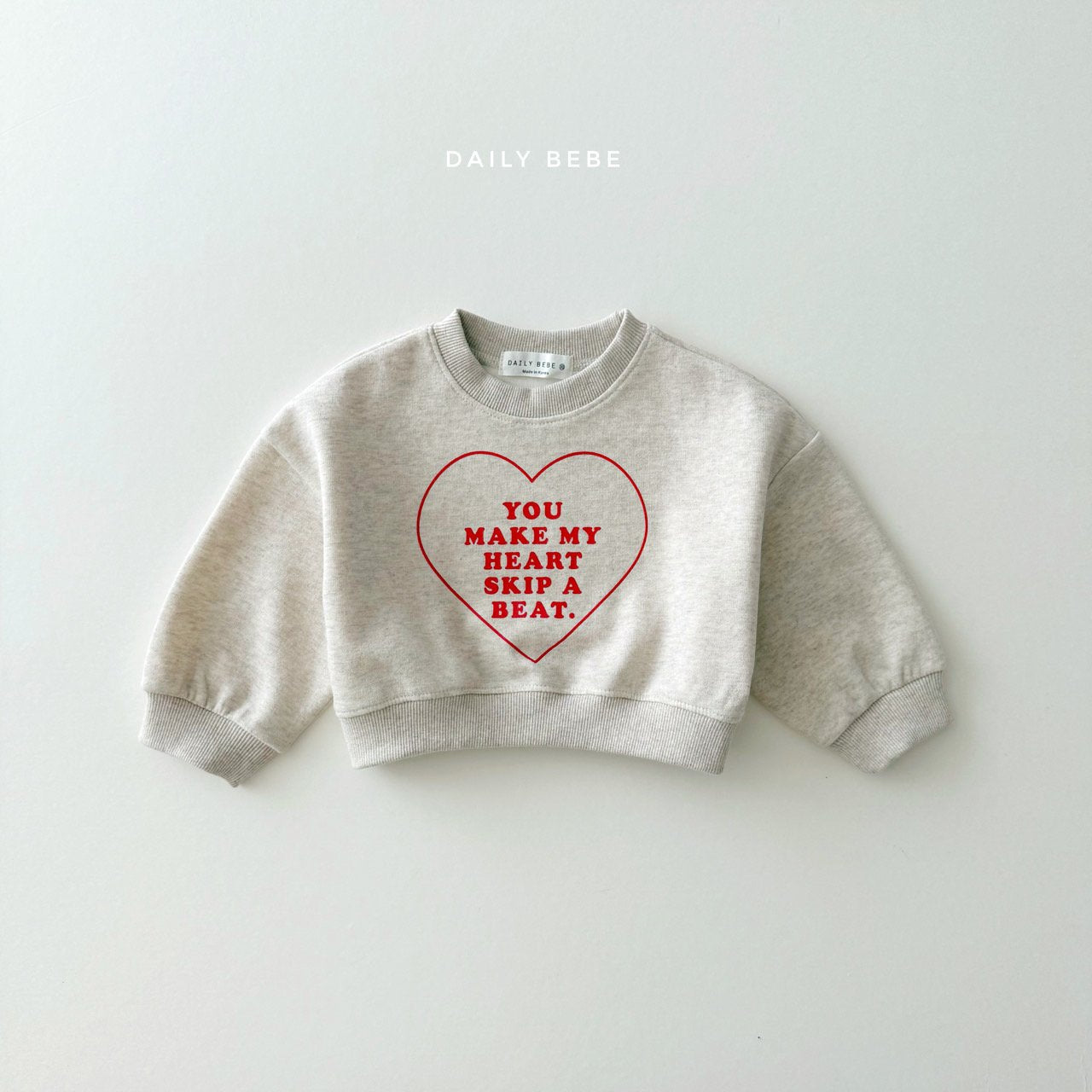 Heart Wide-Leg Sweat Set