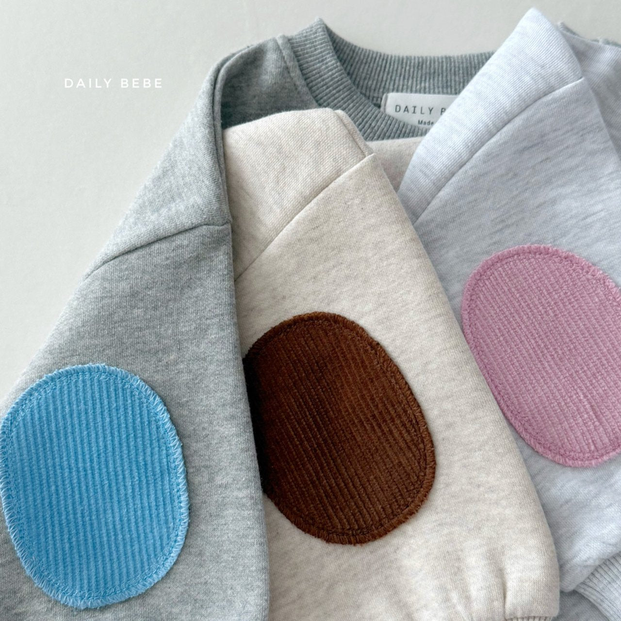 Hug Me Elbow Patch Sweatshirt