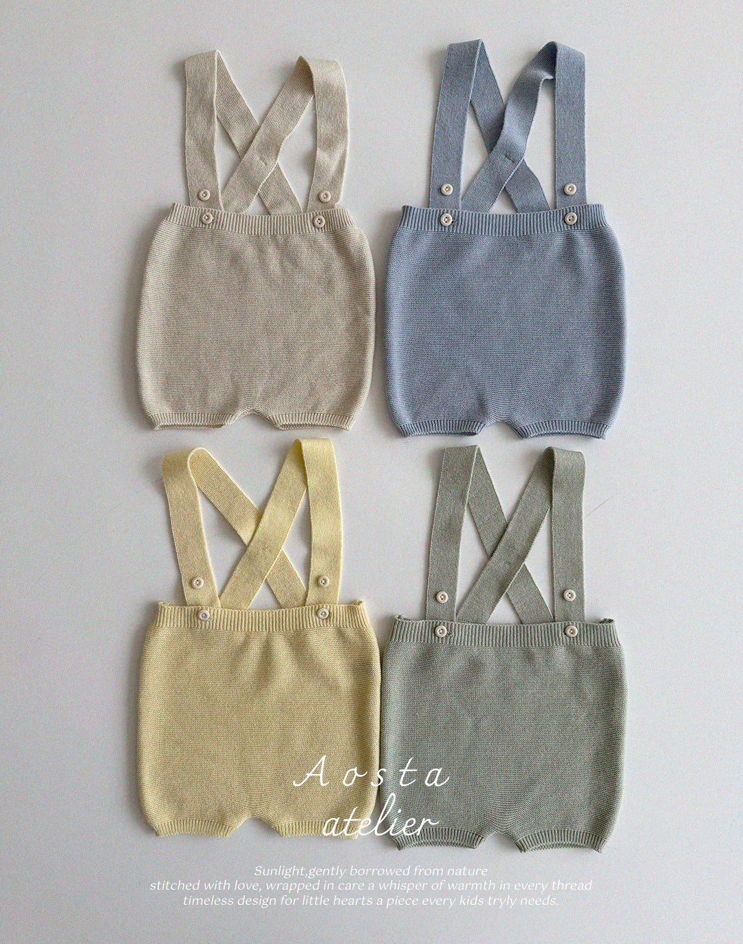 Spring Knit Overalls
