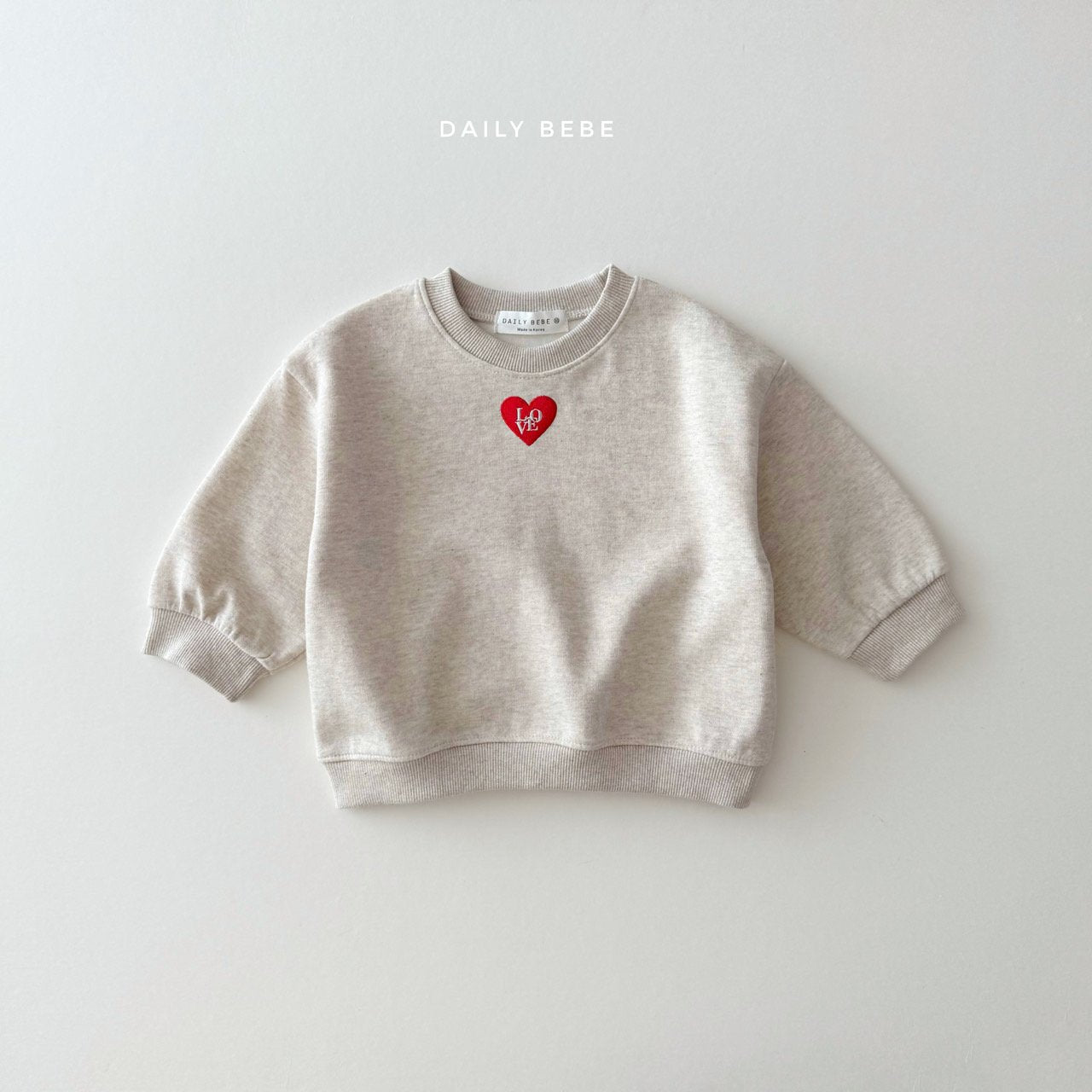 Love Heart Embroidered Jogger Set