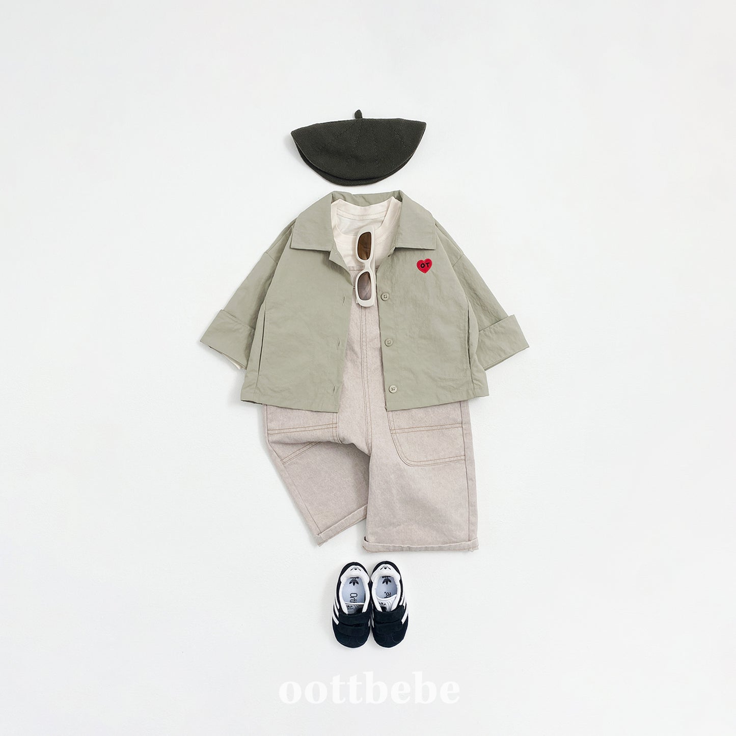 Grain Washed Overalls