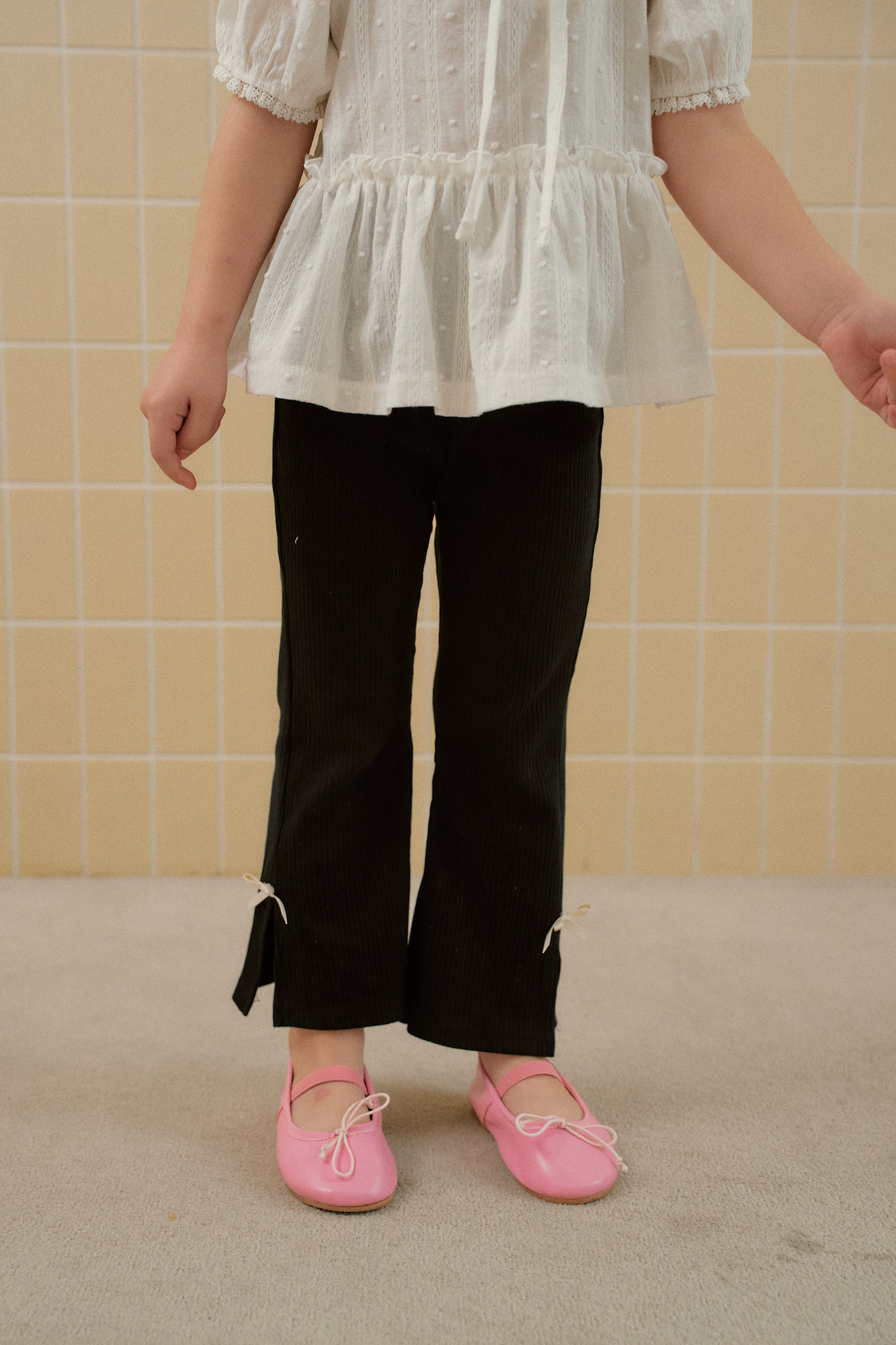 Slit Bootcut Pants