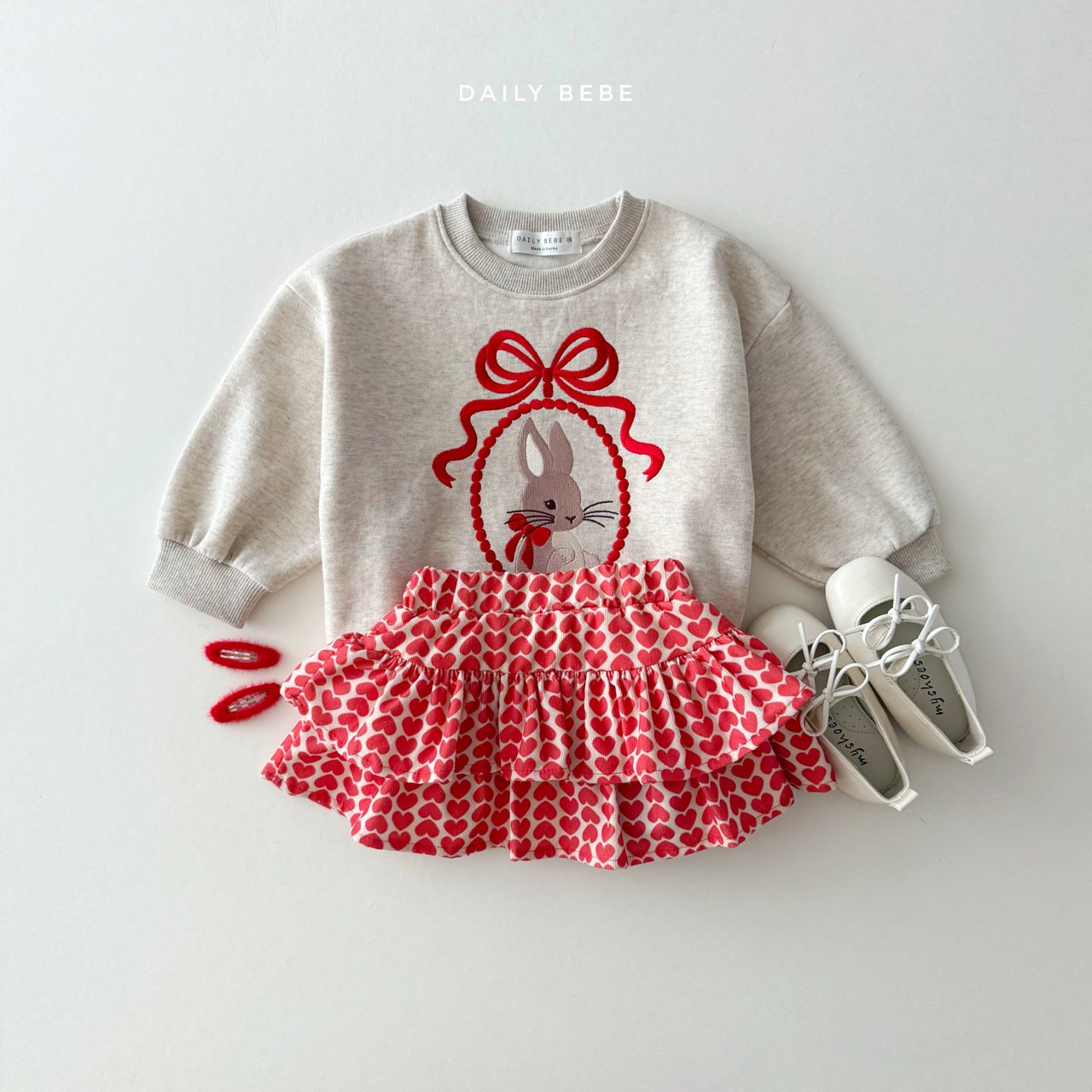 Bunny Embroidered Sweatshirt