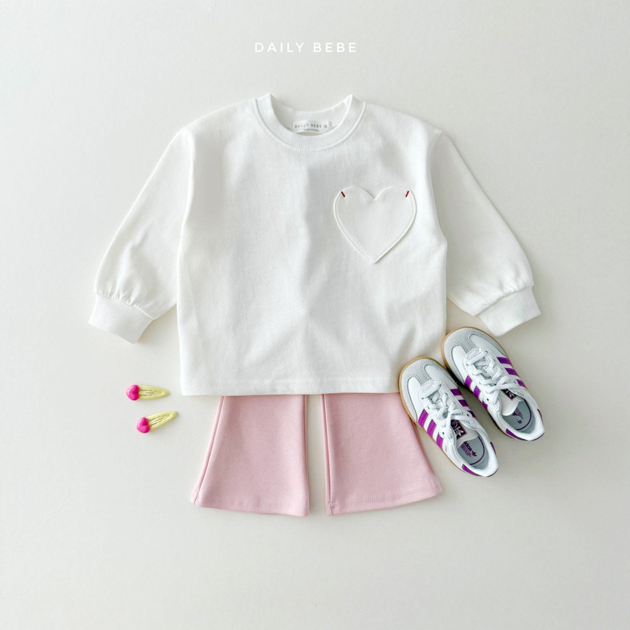 Heart Pocket Long Sleeve Tee