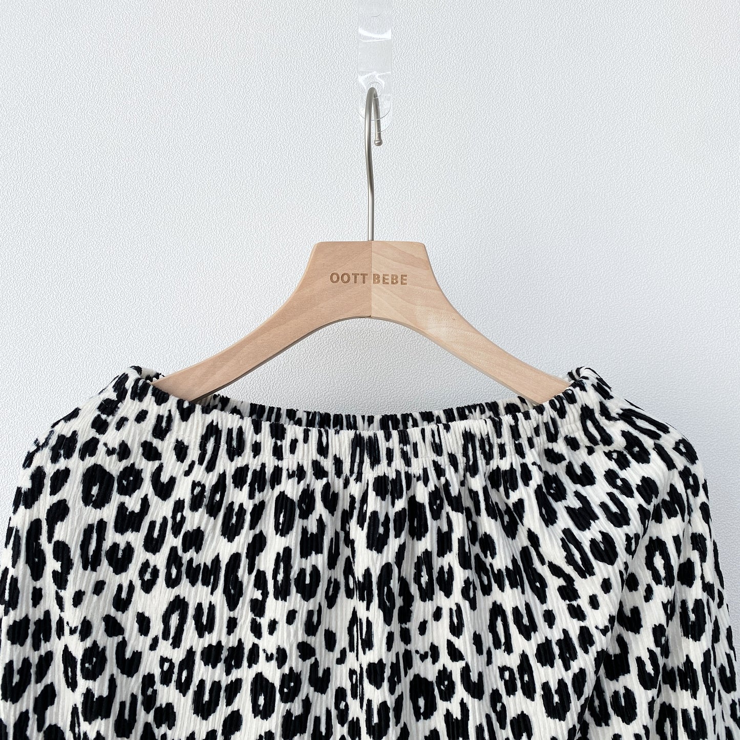 Mom Leopard Pleated Skirt (mommy & Me Matching Outfit)