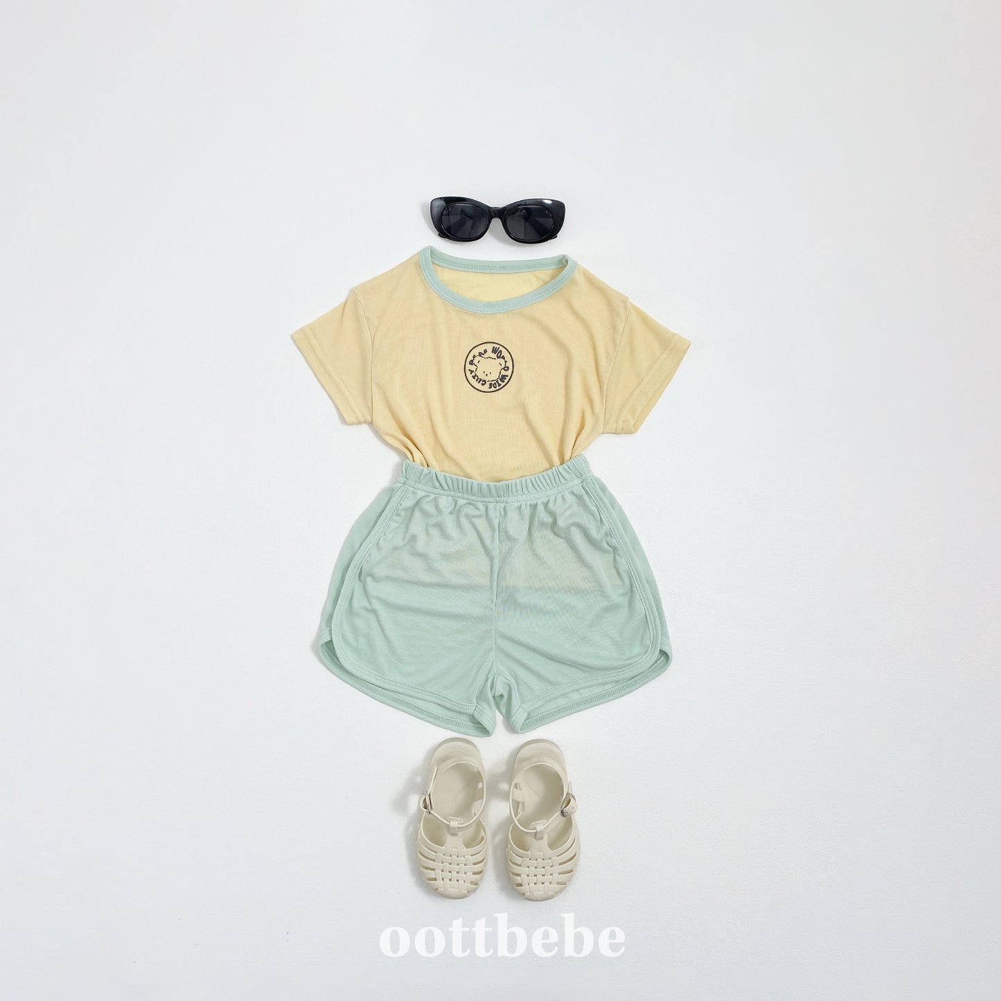 Sand Modal Ribbed Set