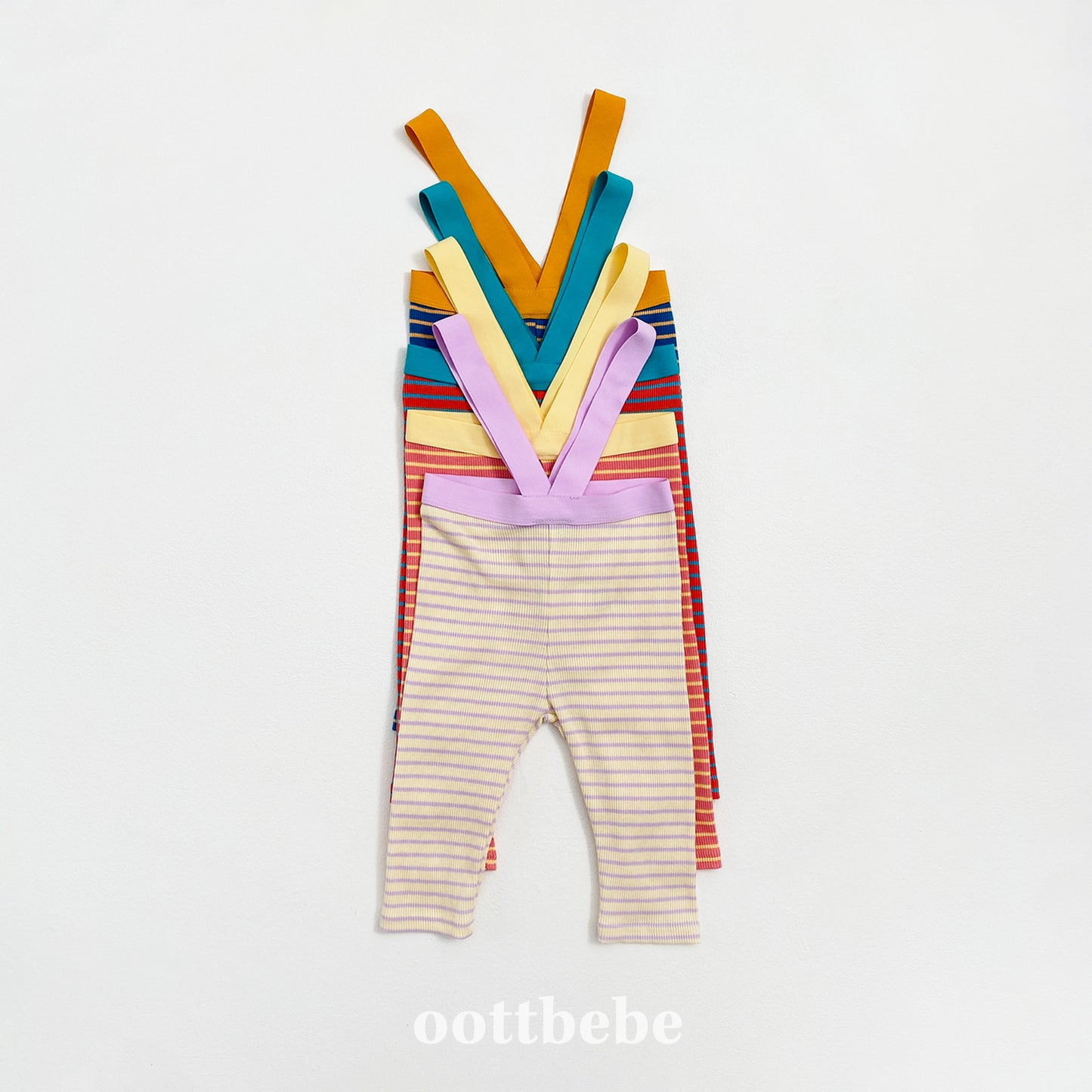 Baby Macaron Overall Set