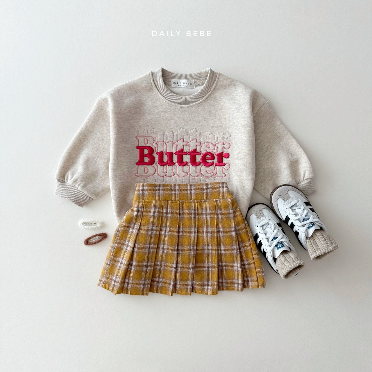 Plaid Pleated School