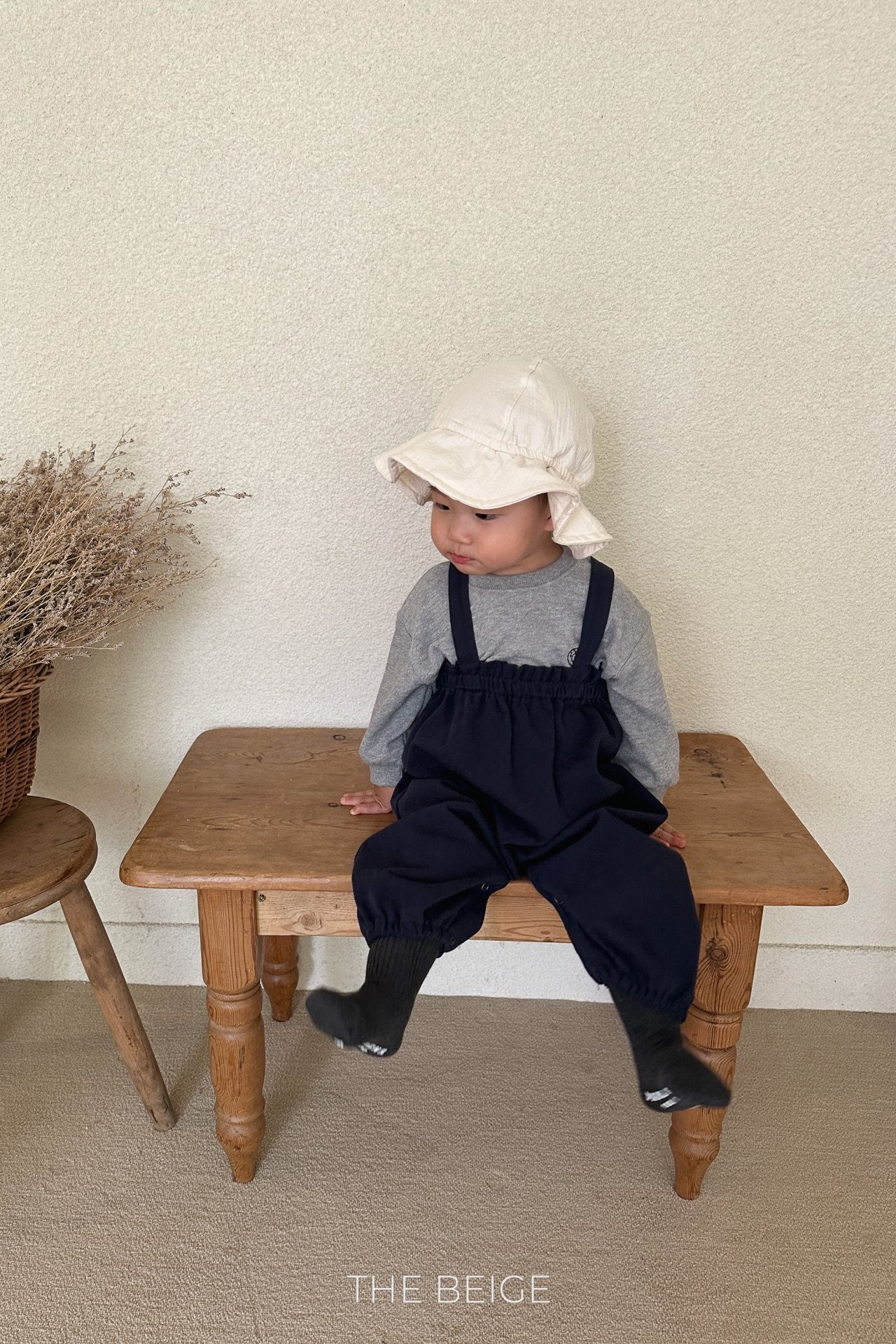 Woven Overall Romper