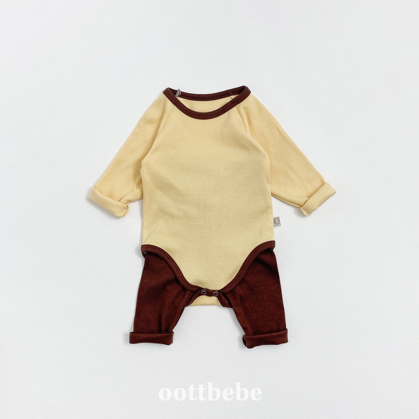 Pudding Modal Ribbed Bodysuit Set (with Leggings)