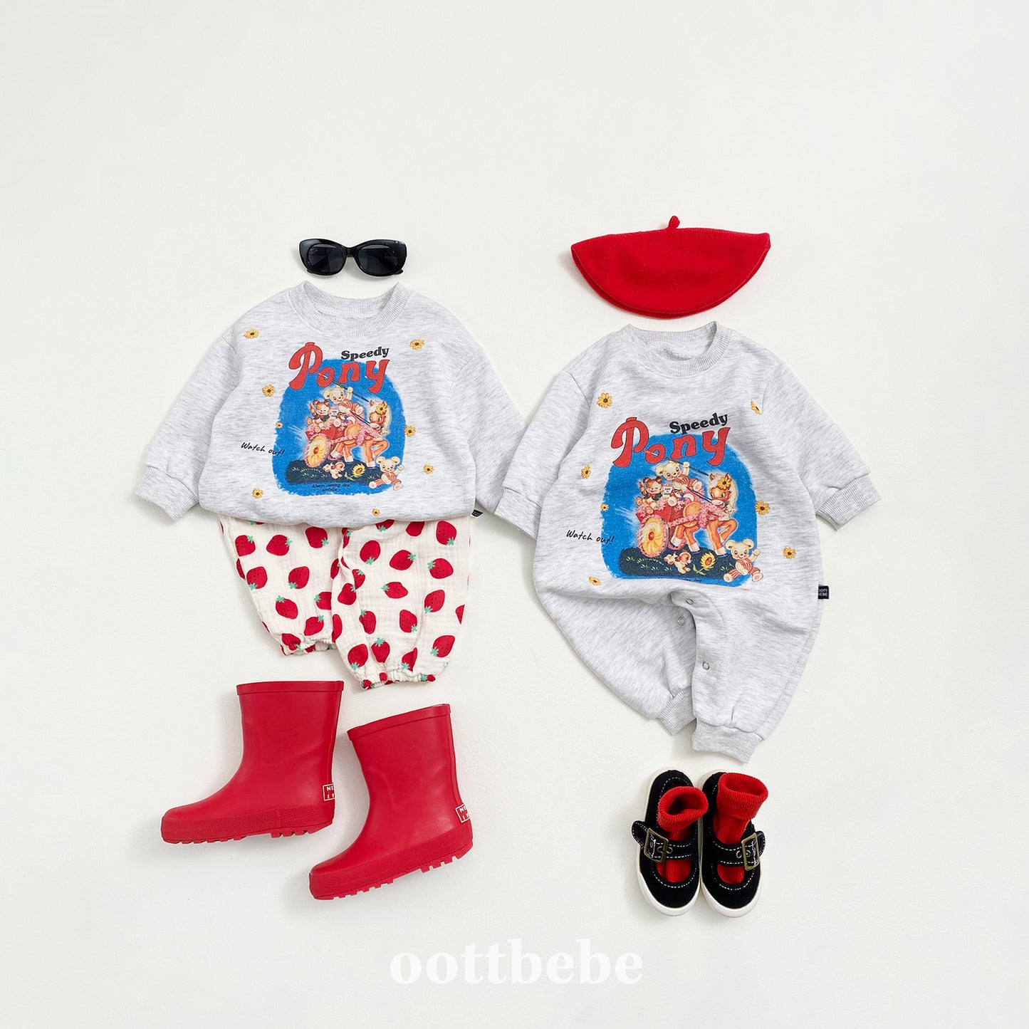 Baby Pony Romper (Sibling Matching Outfit)