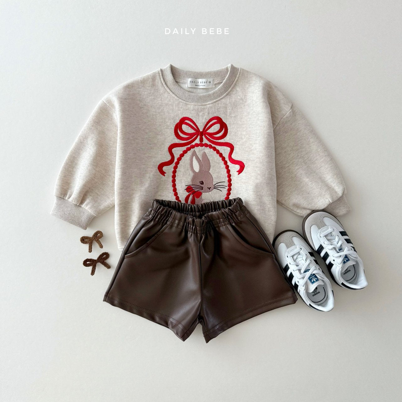 Bunny Embroidered Sweatshirt