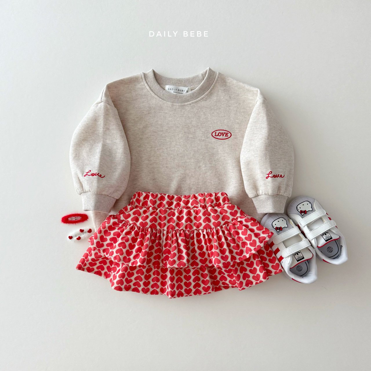 Corduroy Layered Skirt