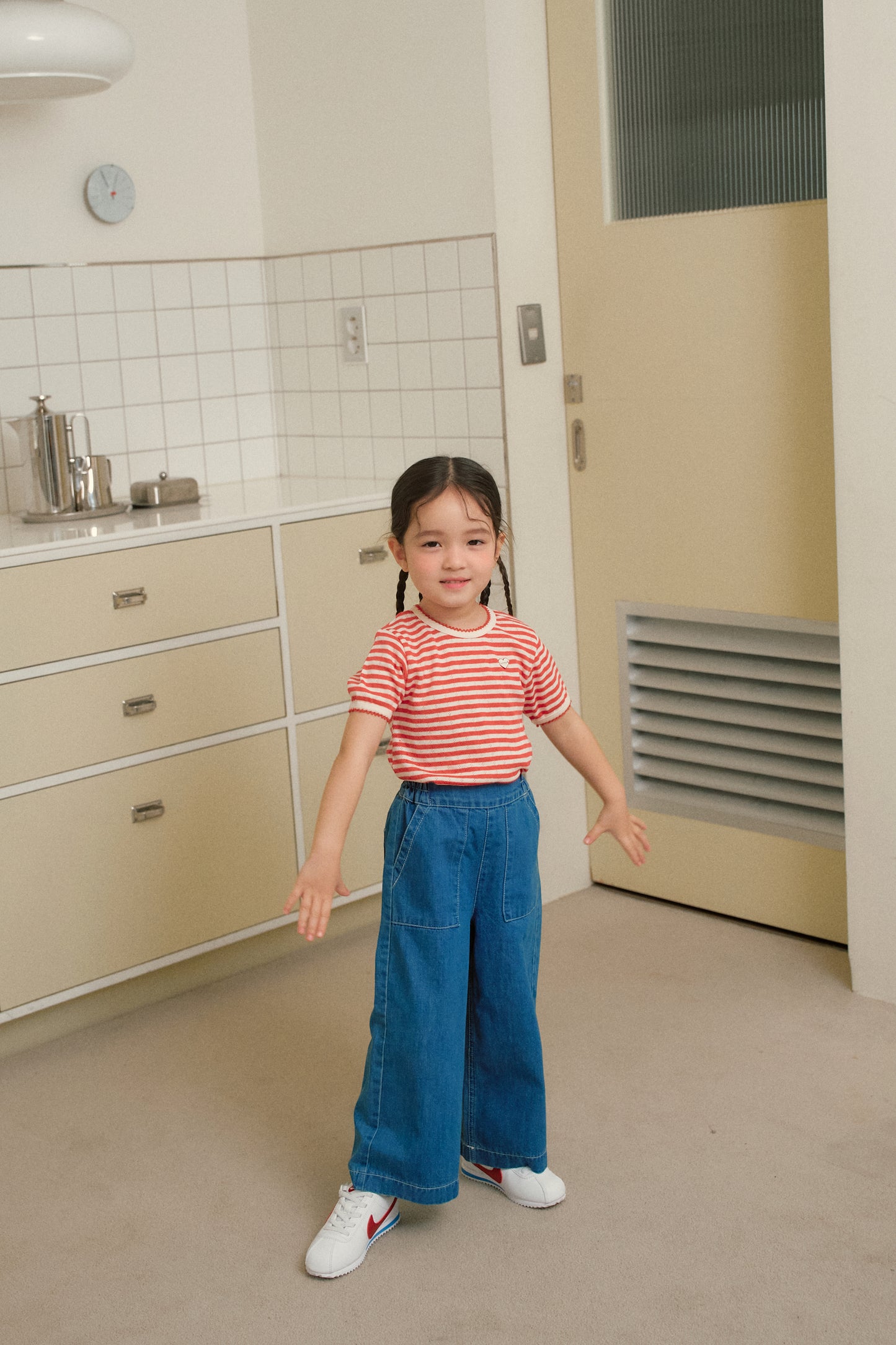 Denim Wide Pants