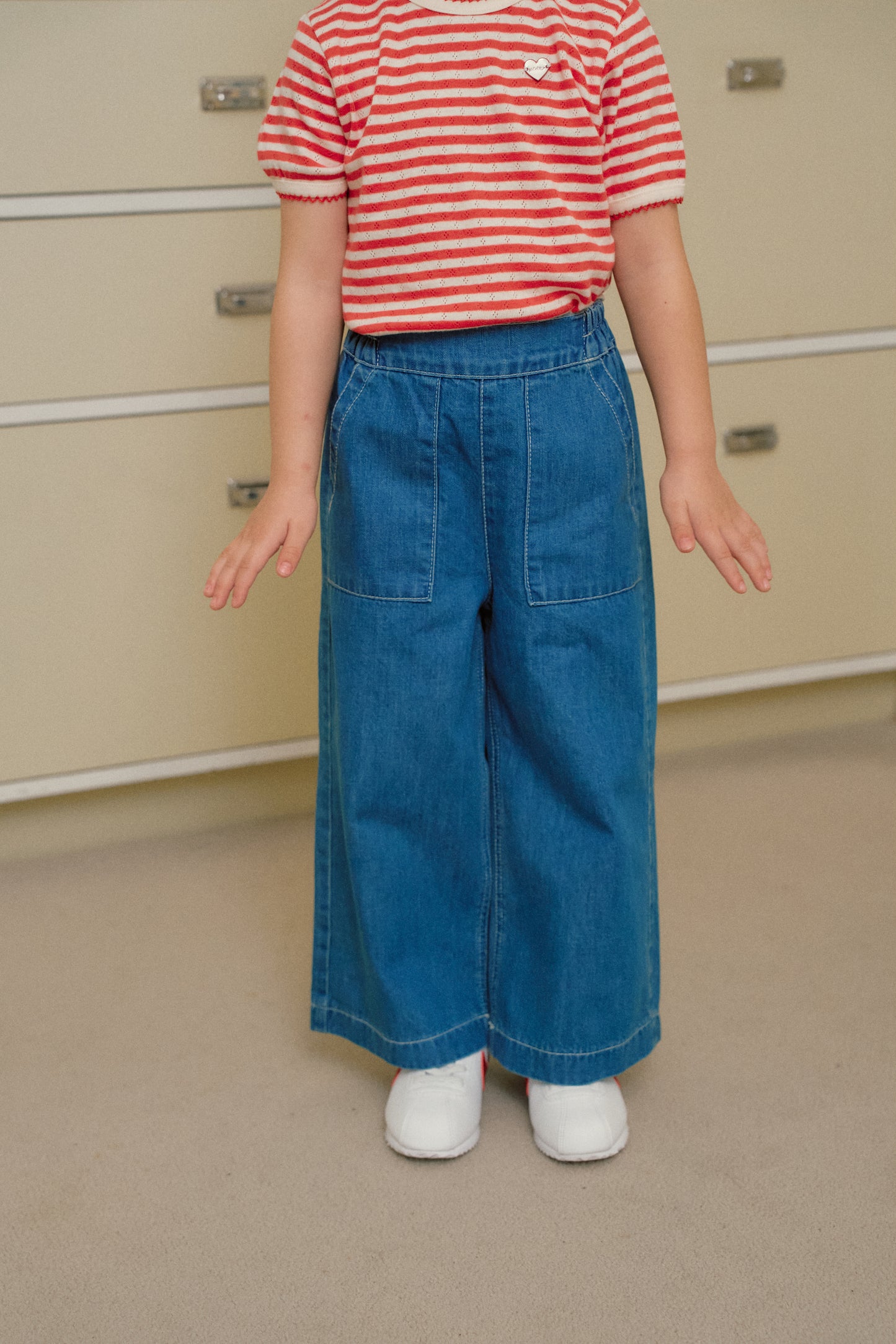 Denim Wide Pants