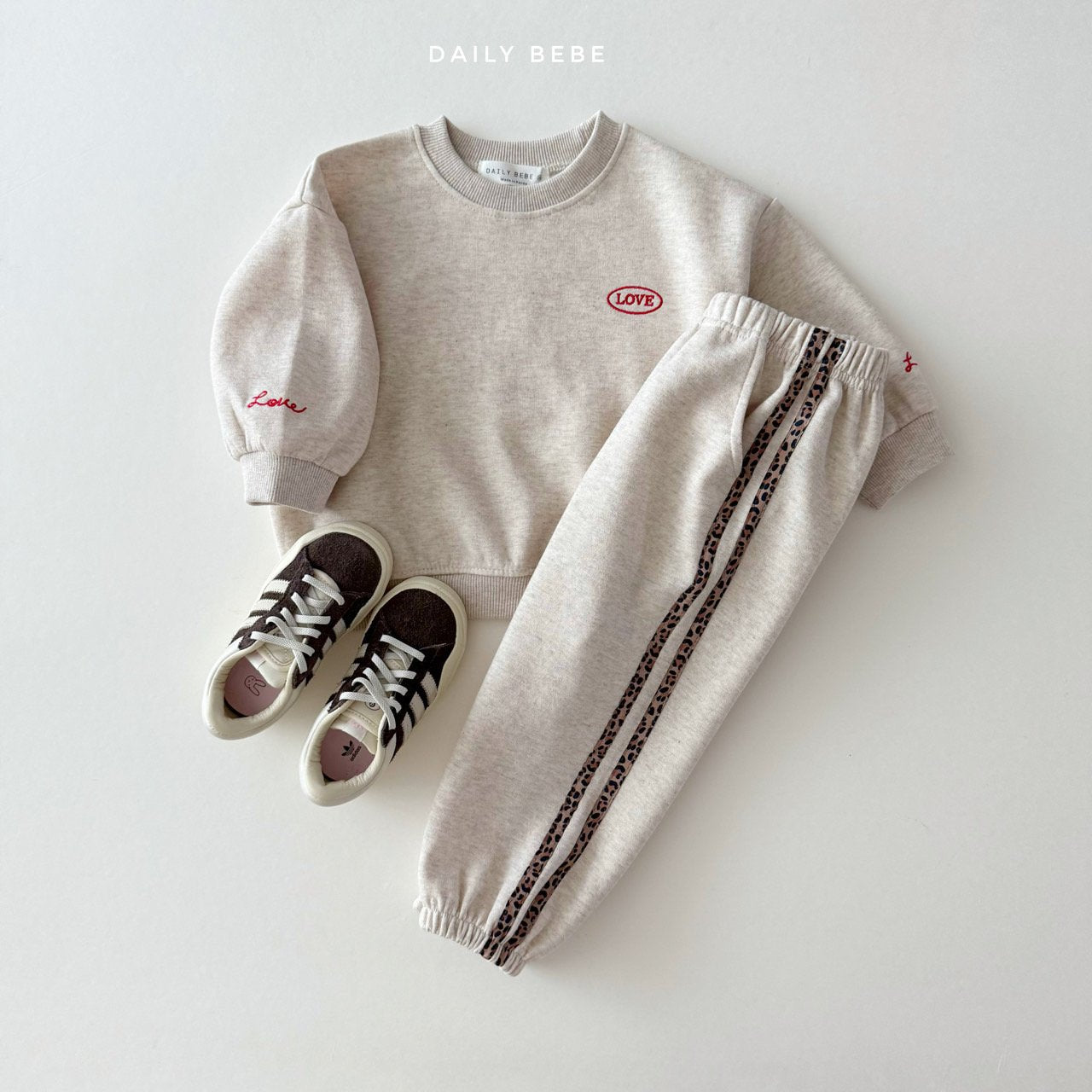 Leopard Side Tape Joggers