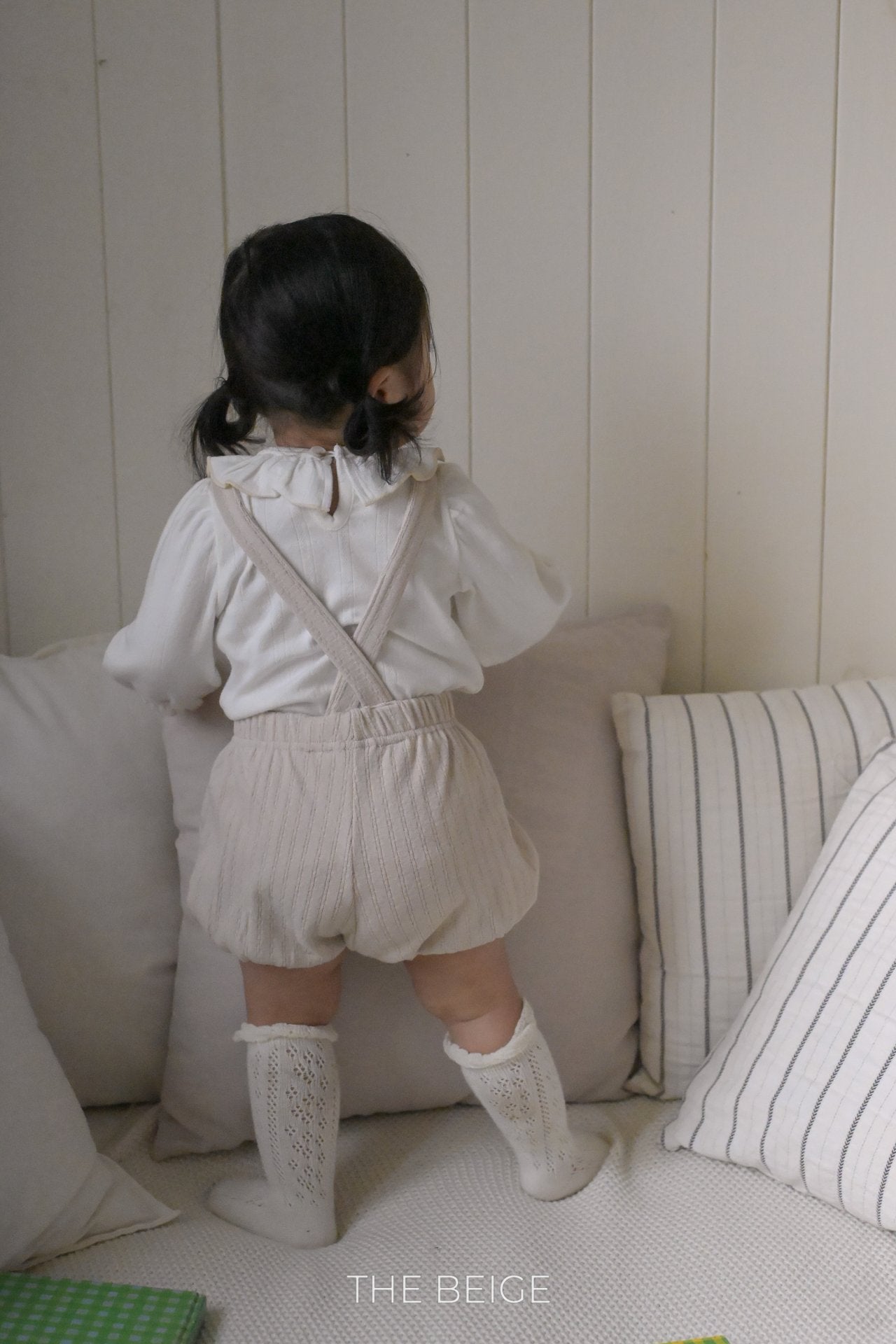 Ribbed Suspender Shorts