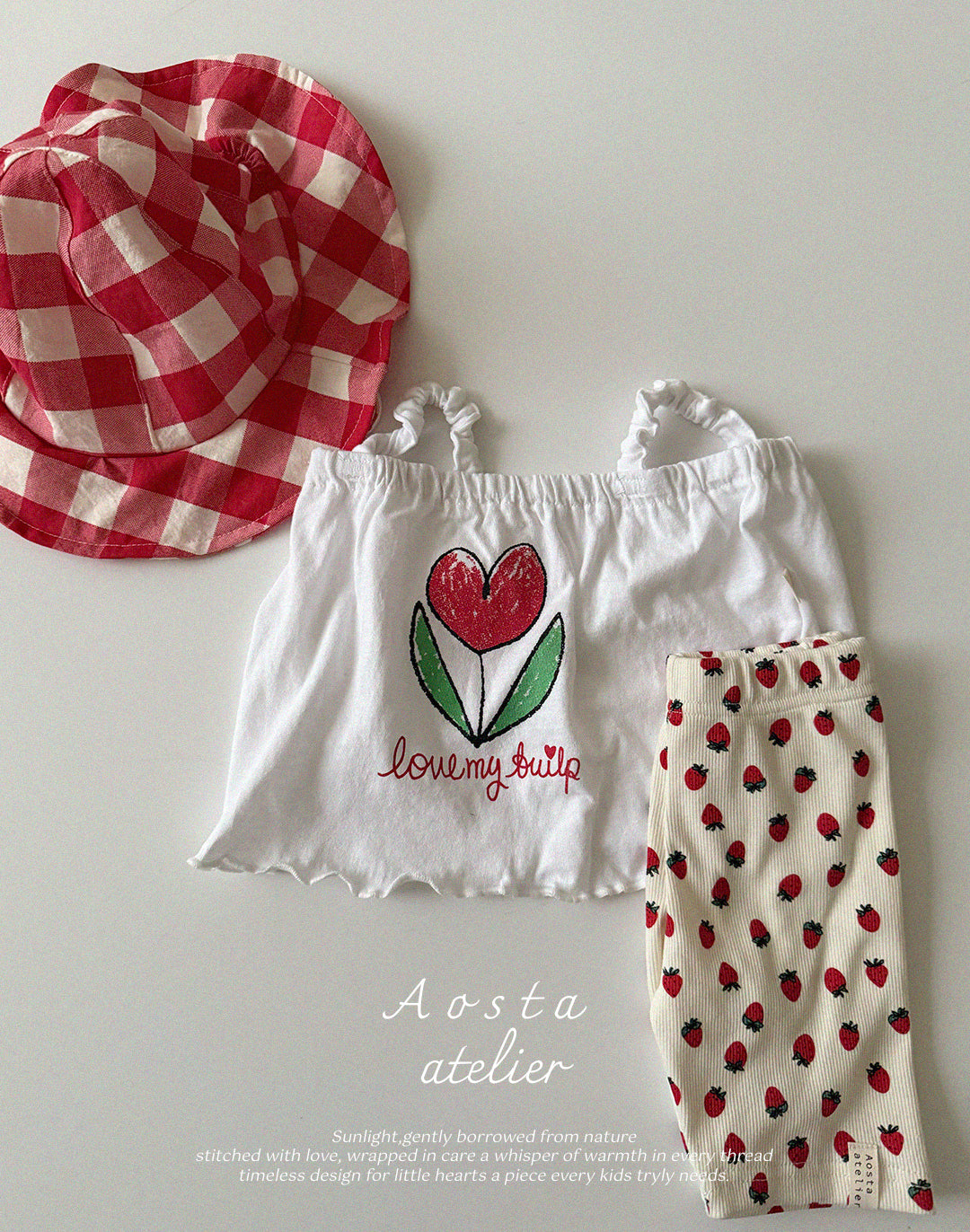 Linen Tulip Top