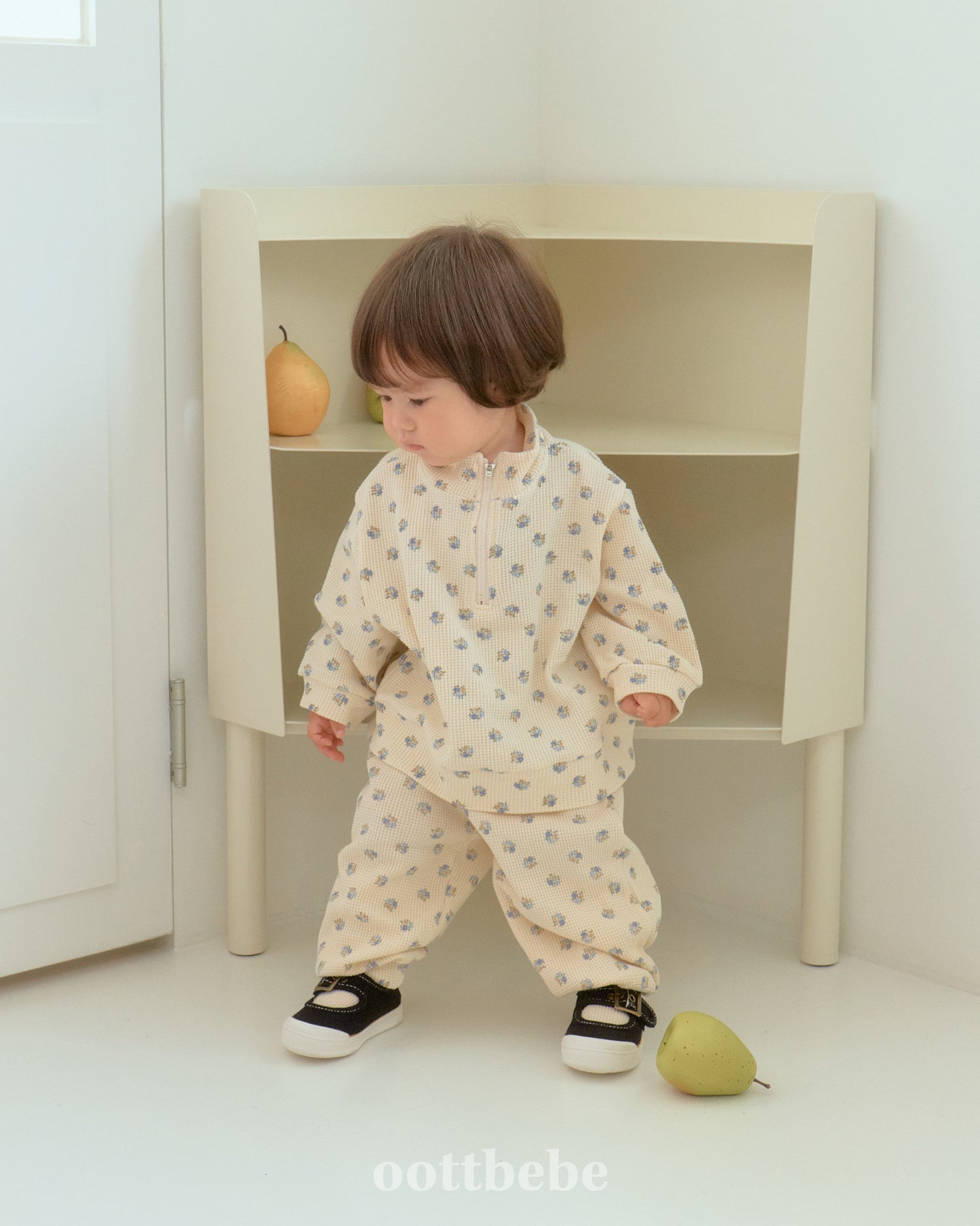 Sweet Waffle Anorak Set (Top & Bottom)
