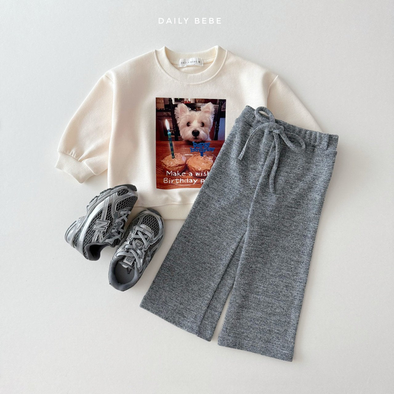 Happy Birthday Puppy Graphic Sweatshirt