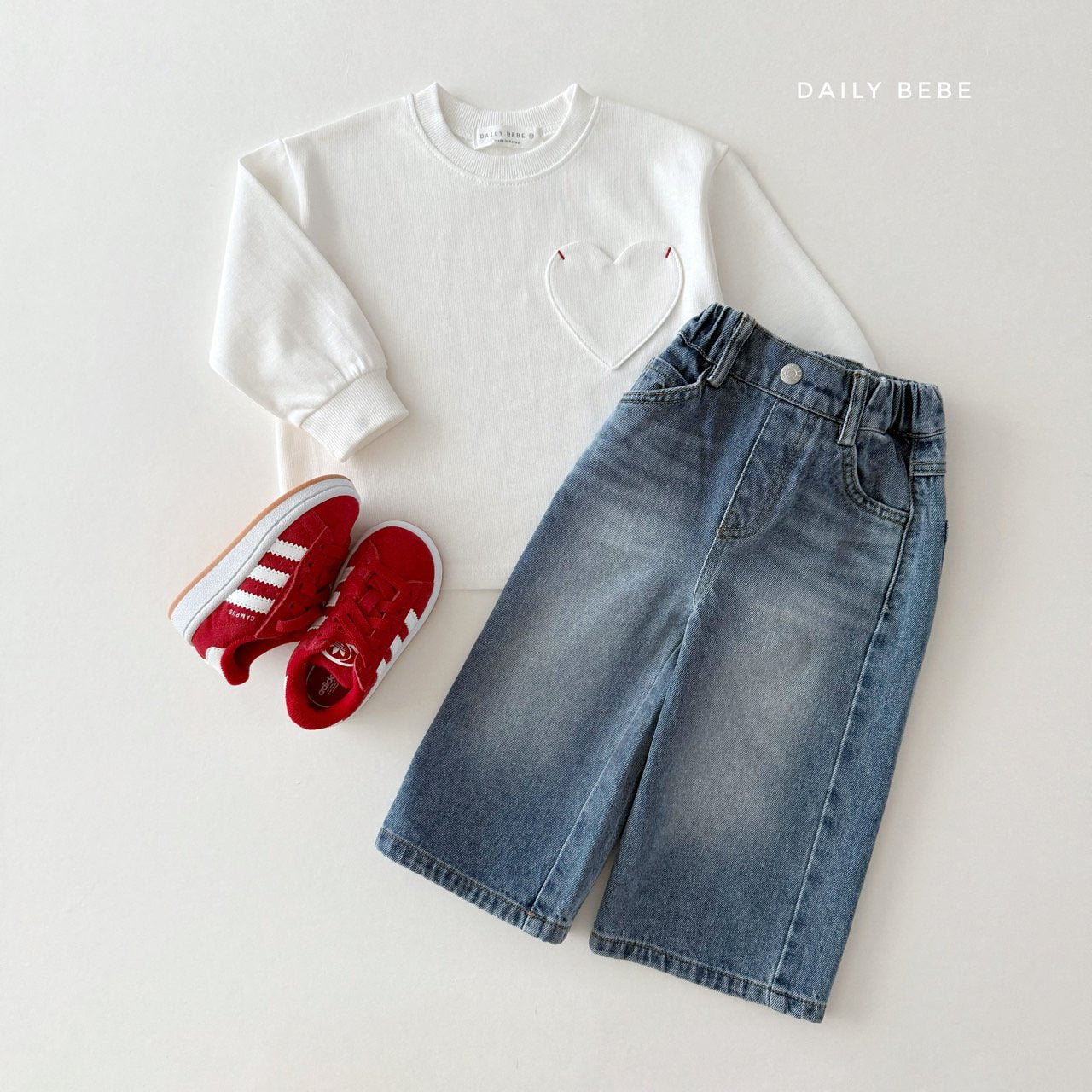 Heart Pocket Long Sleeve Tee