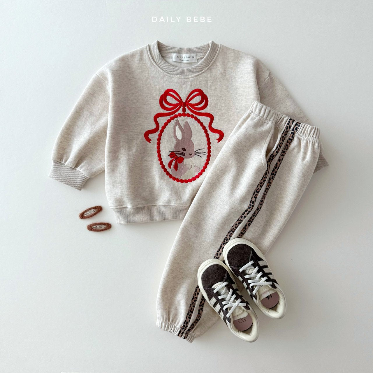 Bunny Embroidered Sweatshirt