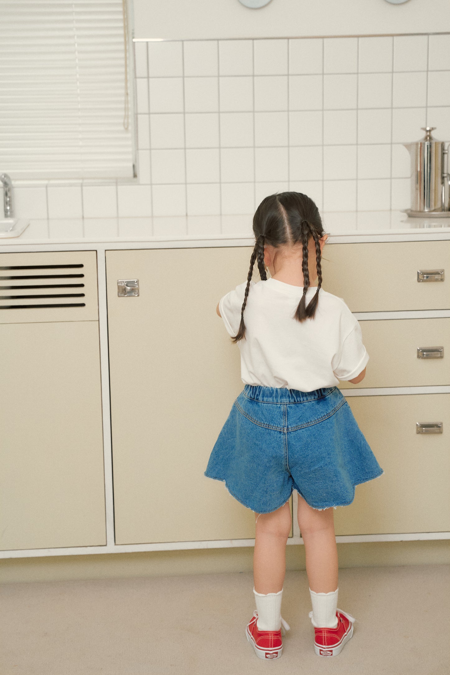 Flair Denim Shorts