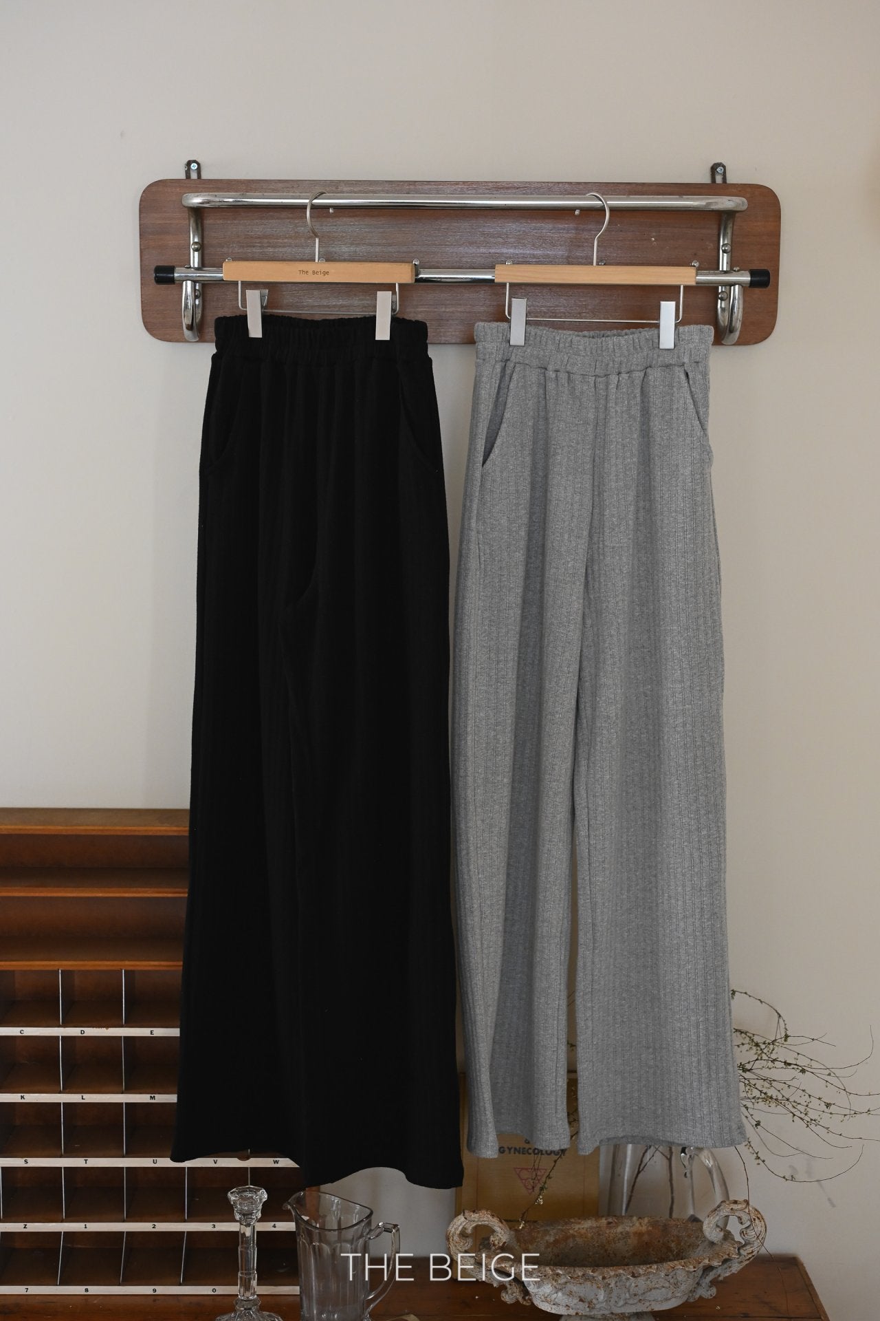 Adult Ribbed Straight Pants