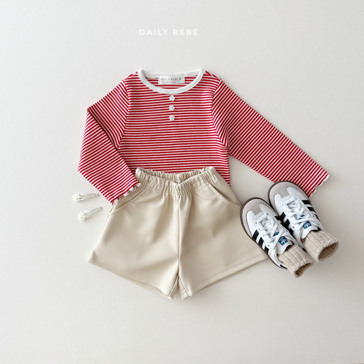 Striped Henley Tee