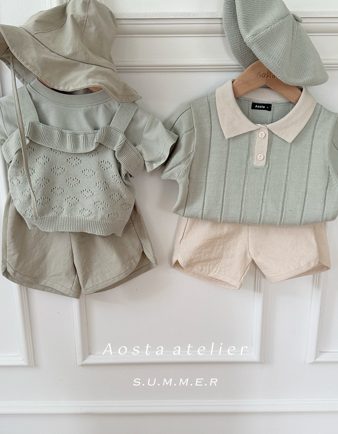 Spring Knit Ruffle Blouse