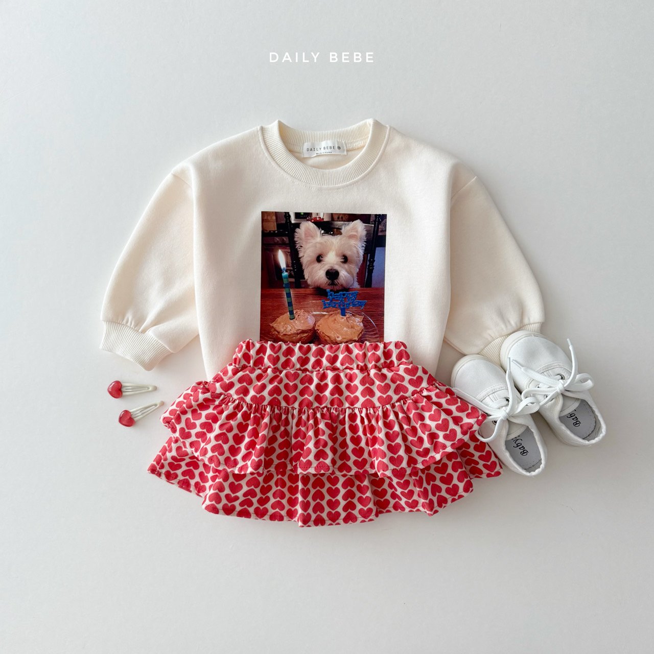 Happy Birthday Puppy Graphic Sweatshirt