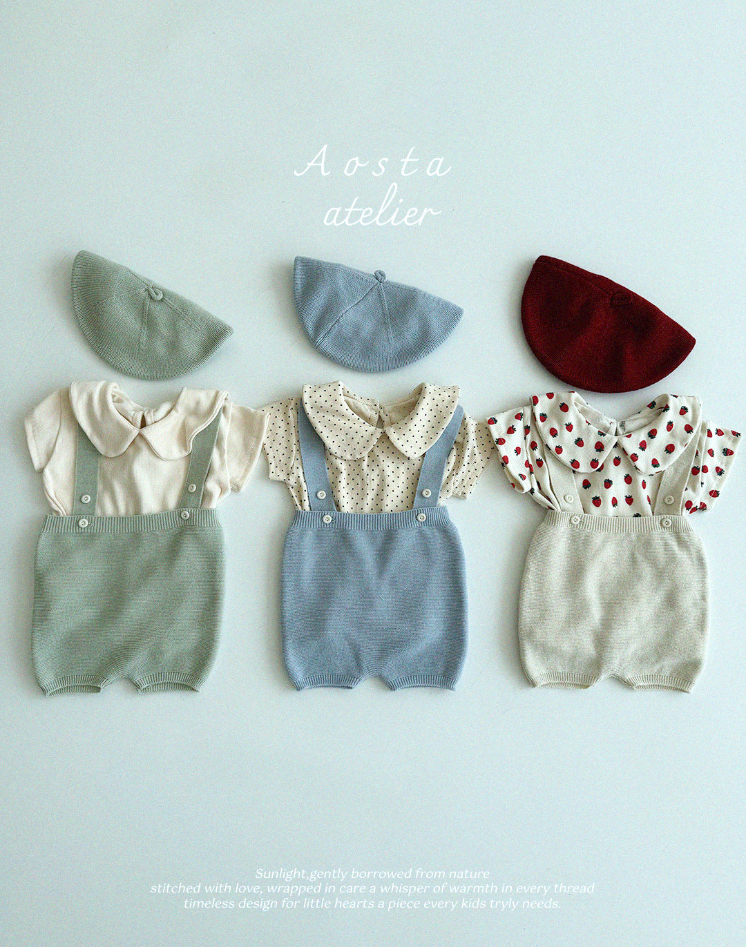 Spring Knit Overalls