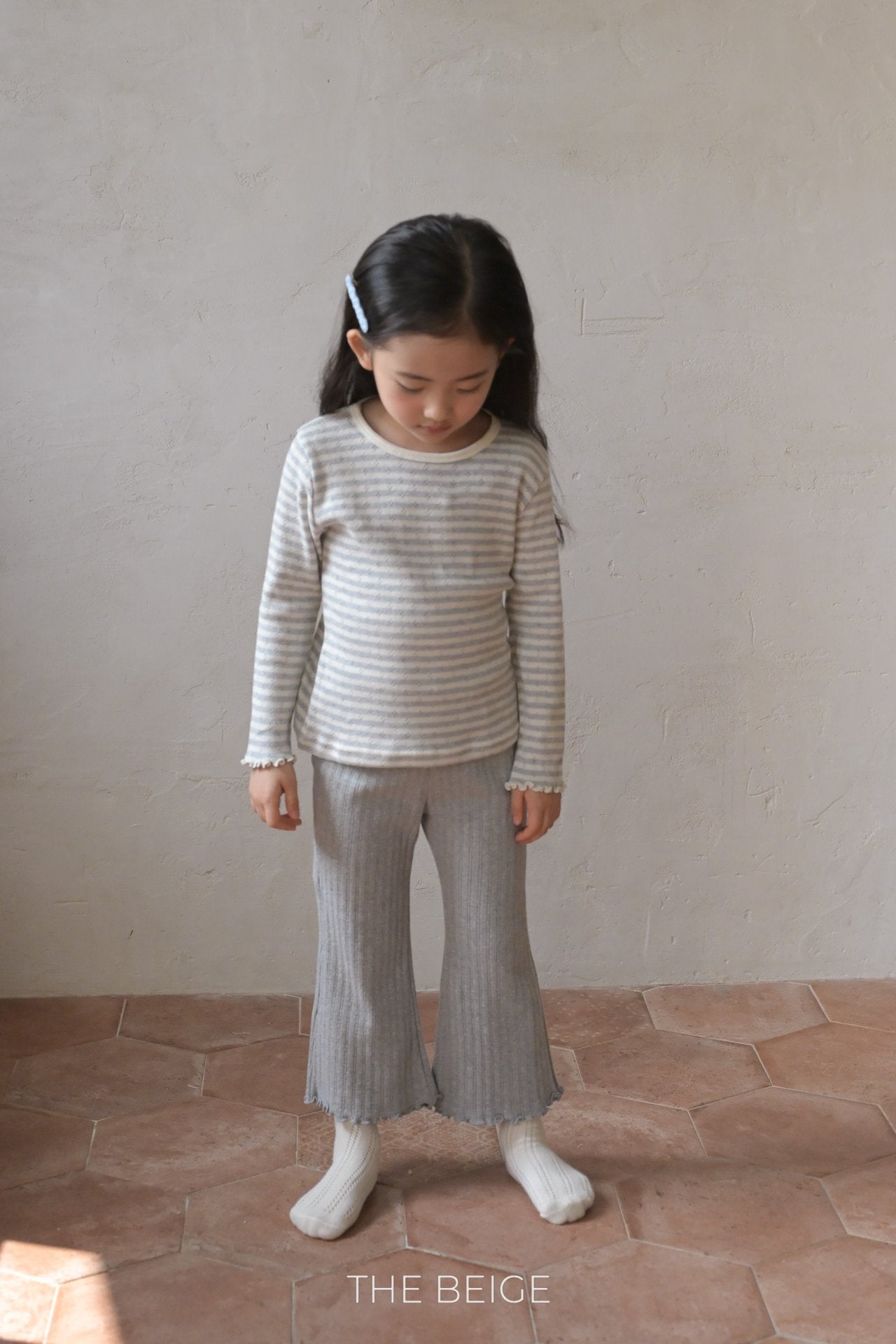 Ribbed Flare Pants