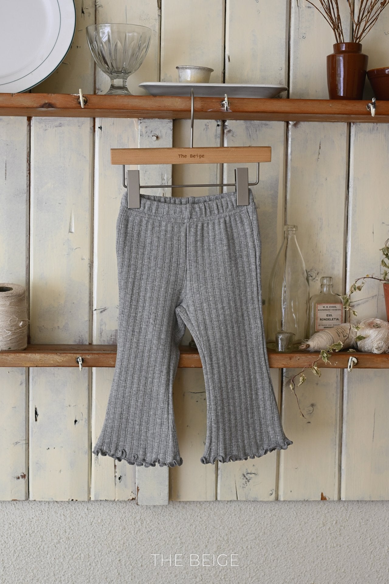 Ribbed Flare Pants