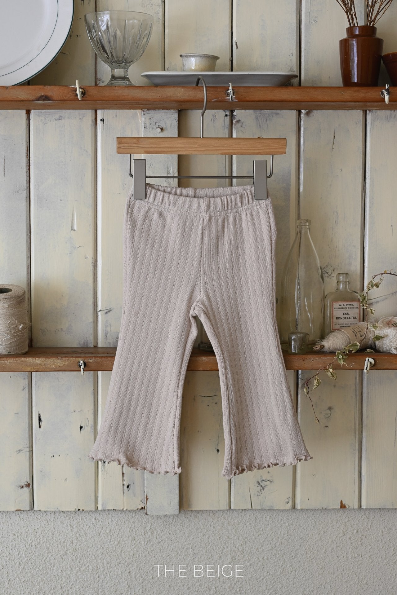 Ribbed Flare Pants