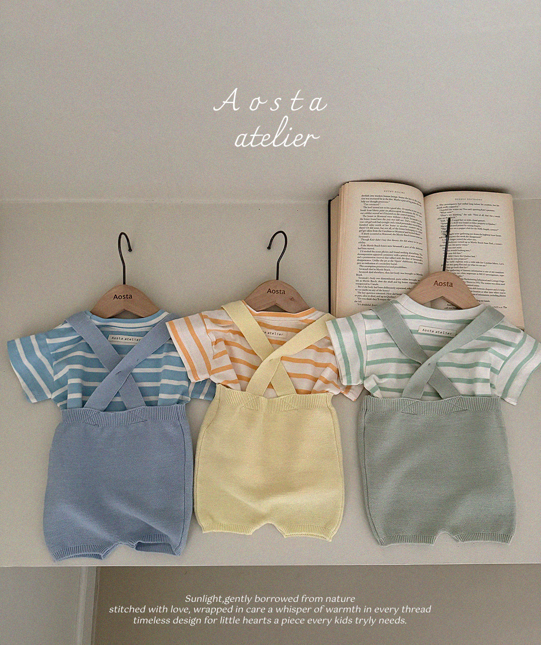 Spring Knit Overalls