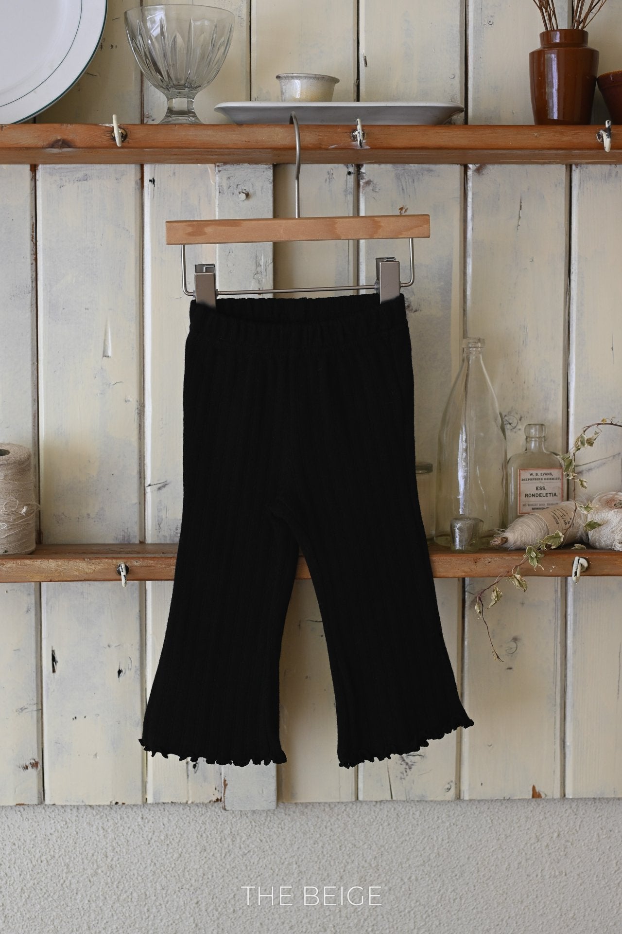 Ribbed Flare Pants