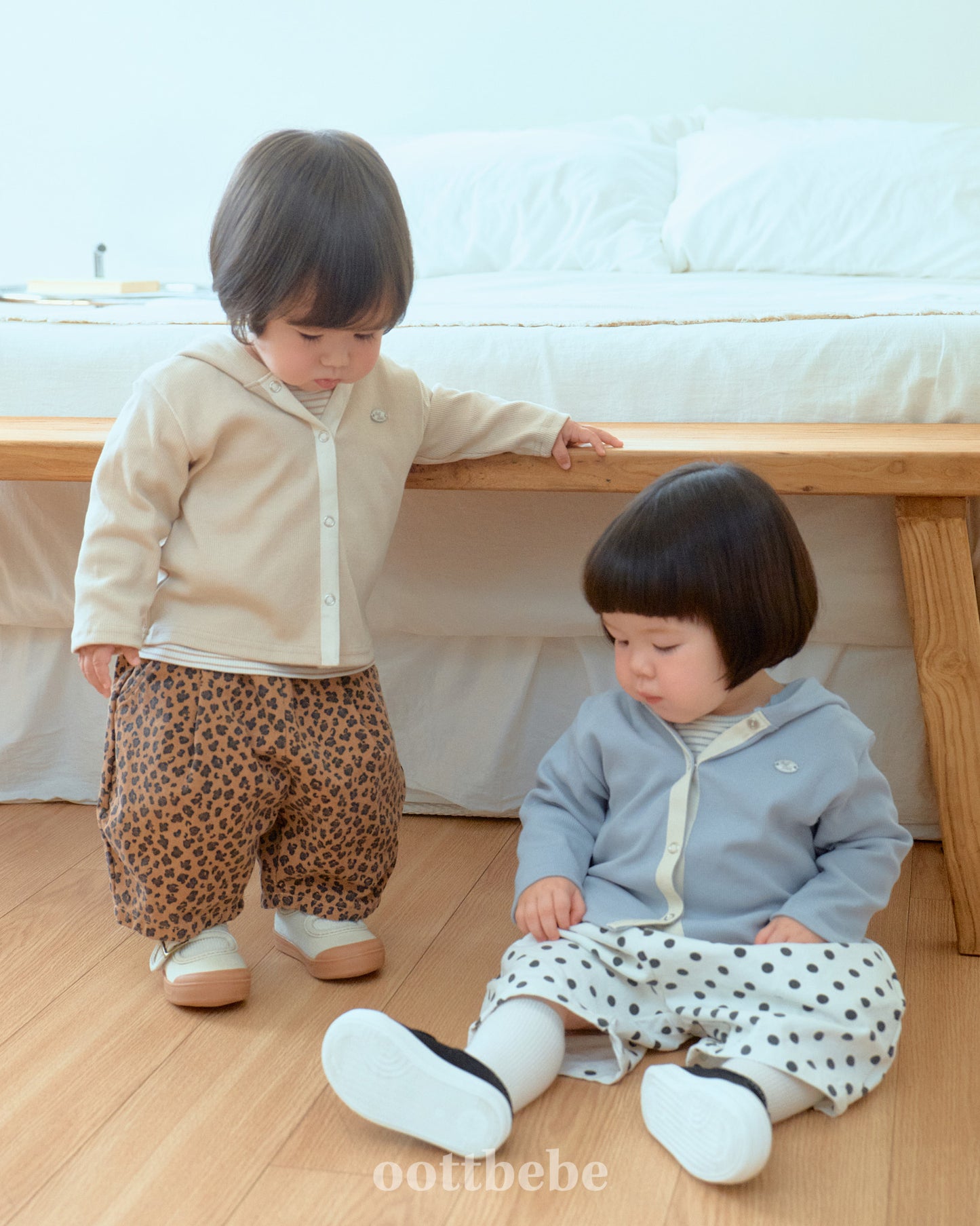 Olive Cardigan 2-Piece Set (Cardigan&Tee)