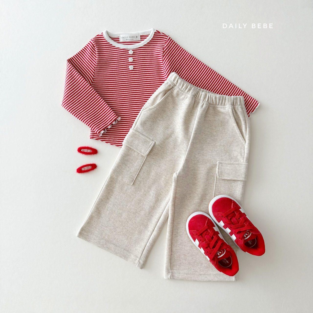 Striped Henley Tee