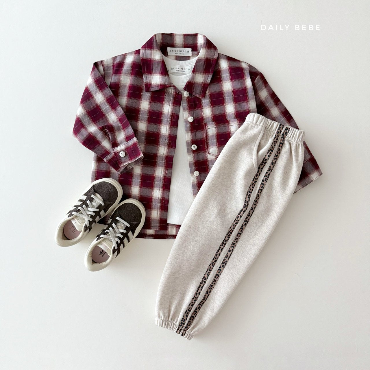 Fall Plaid Button-Up Shirt