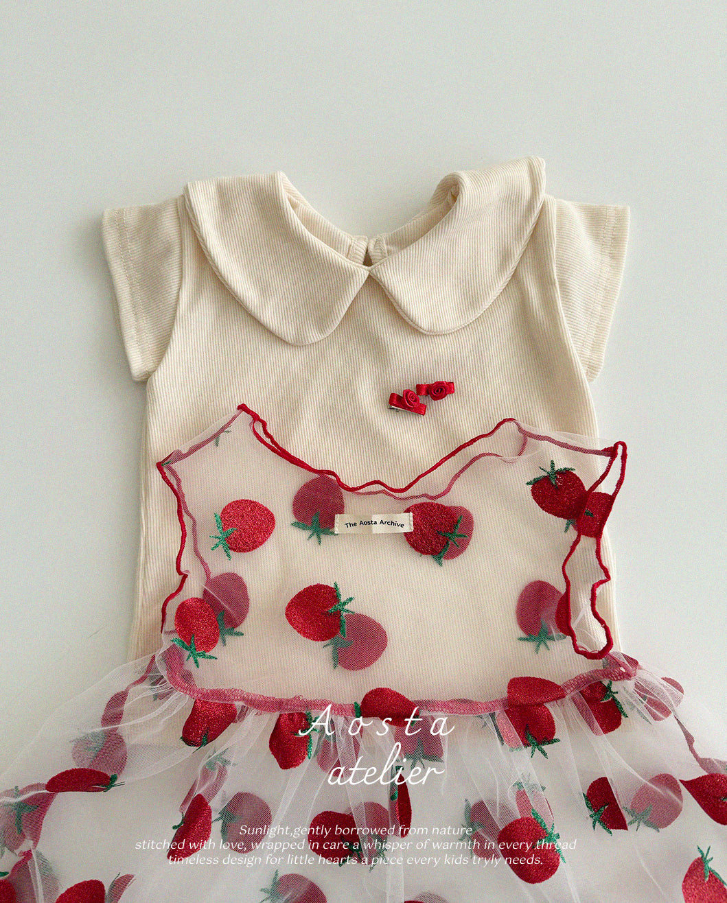 Lace Strawberry Dress