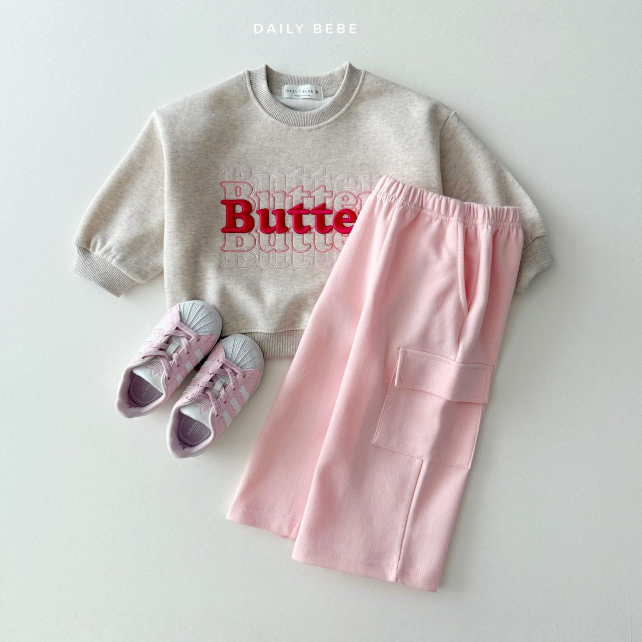 Butter Embroidered Sweatshir