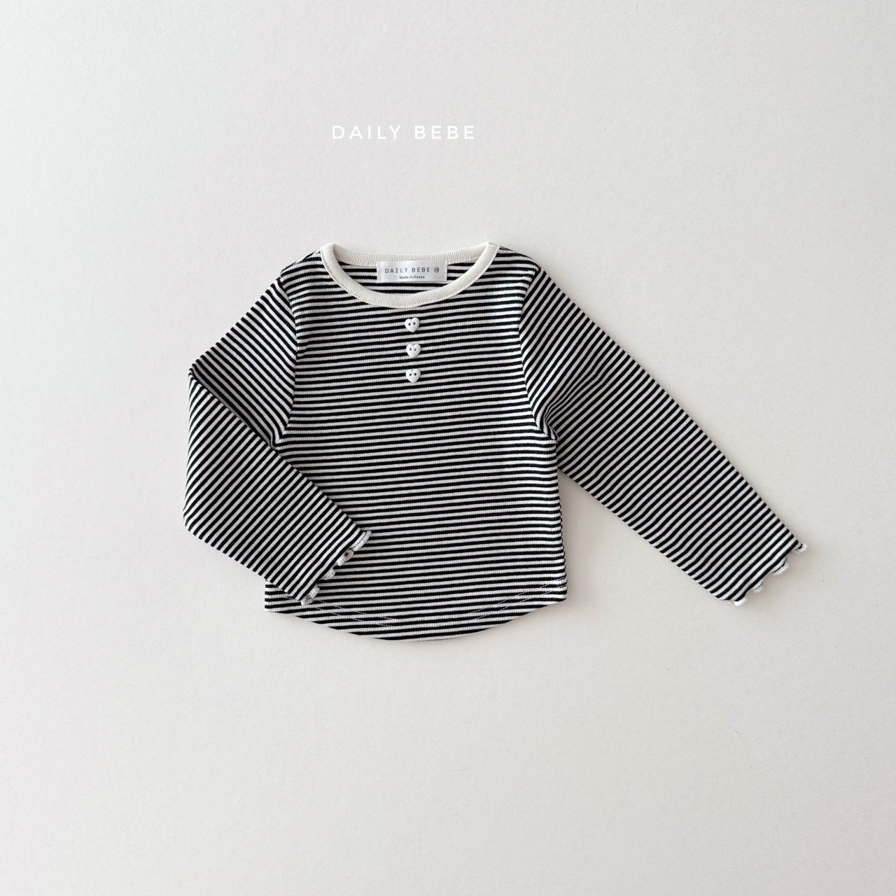 Striped Henley Tee